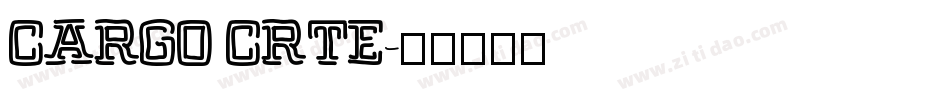 cargo crTE字体转换